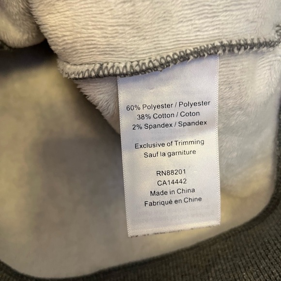 Mondetta Gray Women's Zip-Up Jacket with cozy lining size large - Picture 4 of 5